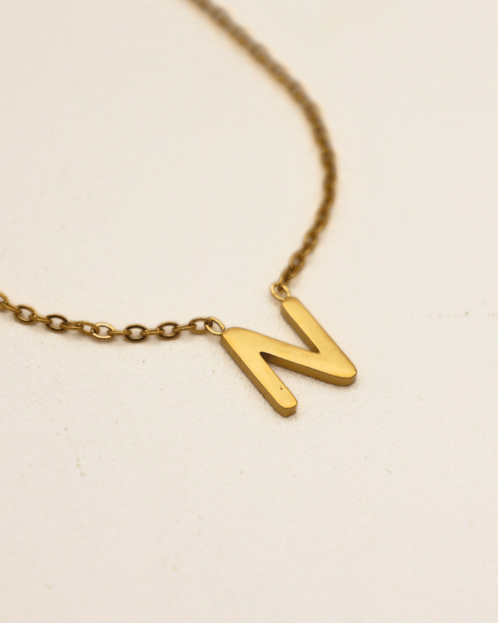 New Classic Letter Necklace - SMOLL republic