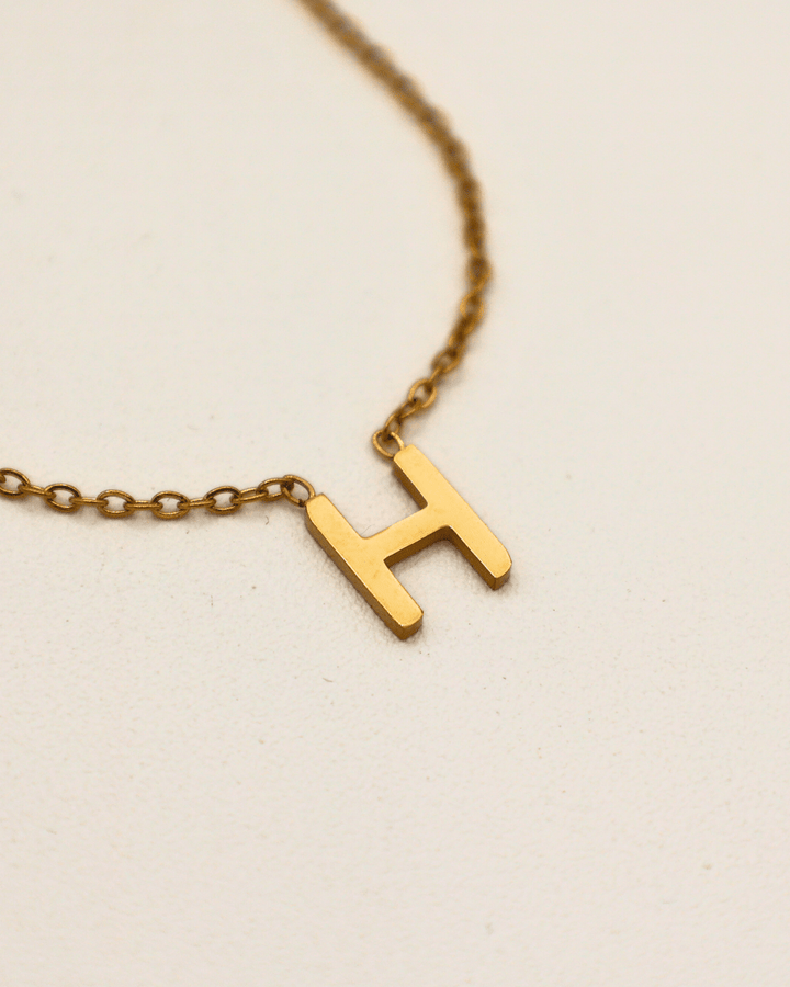 New Classic Letter Necklace - SMOLL republic