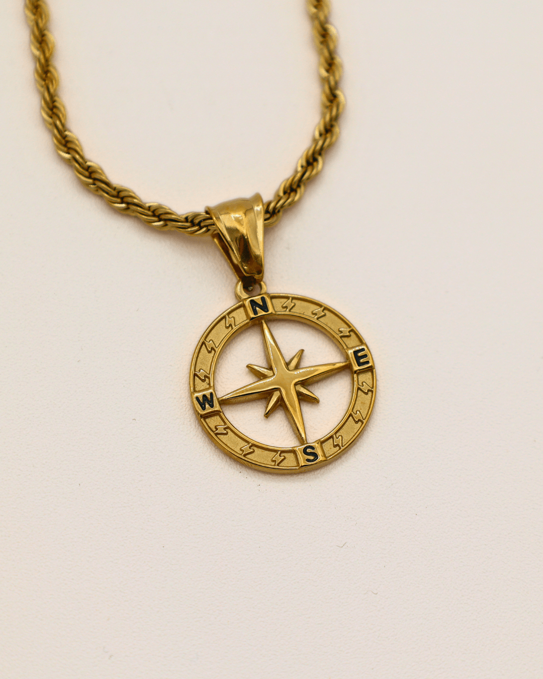 North Star Compass Necklace - SMOLL republic