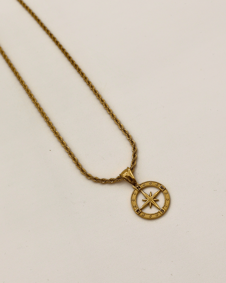North Star Compass Necklace - SMOLL republic