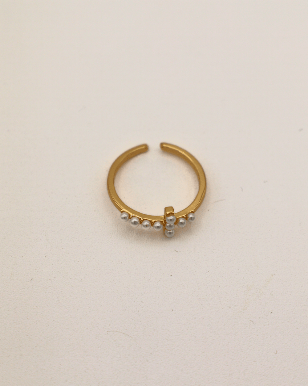 Pearl Cross Ring - SMOLL republic