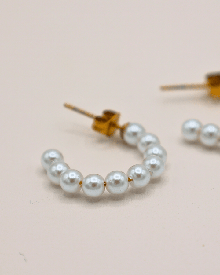 Pearl Hoop Earing - SMOLL republic