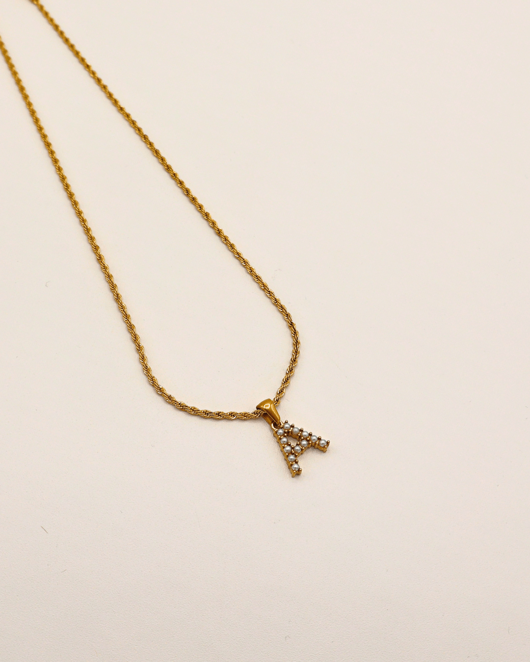 Pearl Letter Necklace - SMOLL republic