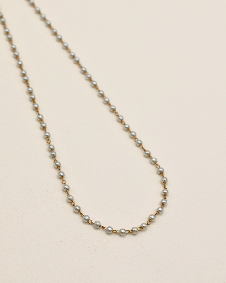 Pearly Golden Necklace - SMOLL republic