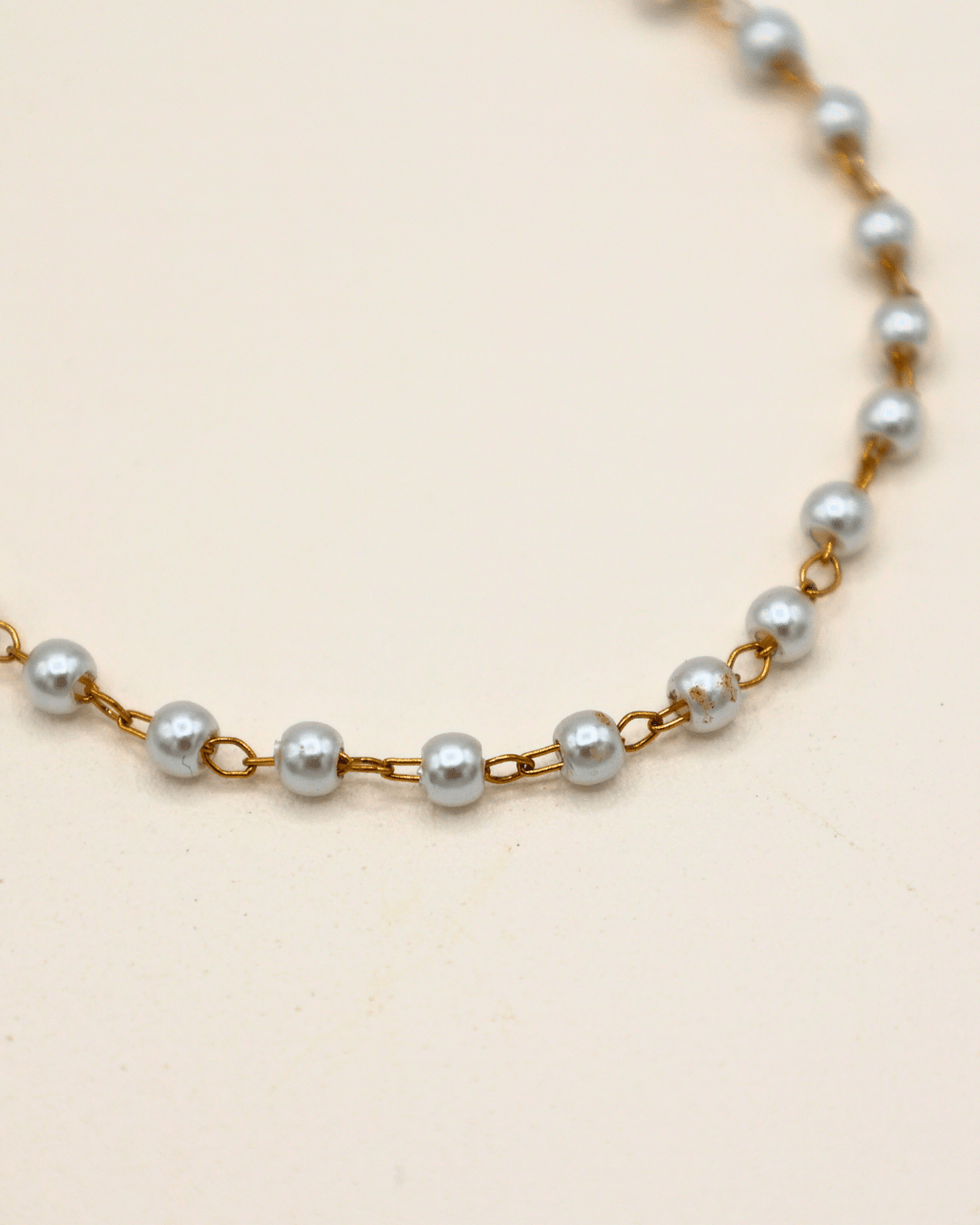 Pearly Golden Necklace - SMOLL republic