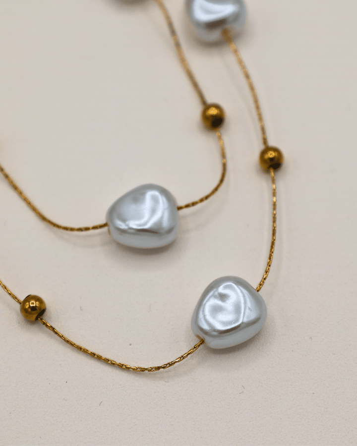 Pure Pearl Duo Necklace - SMOLL republic