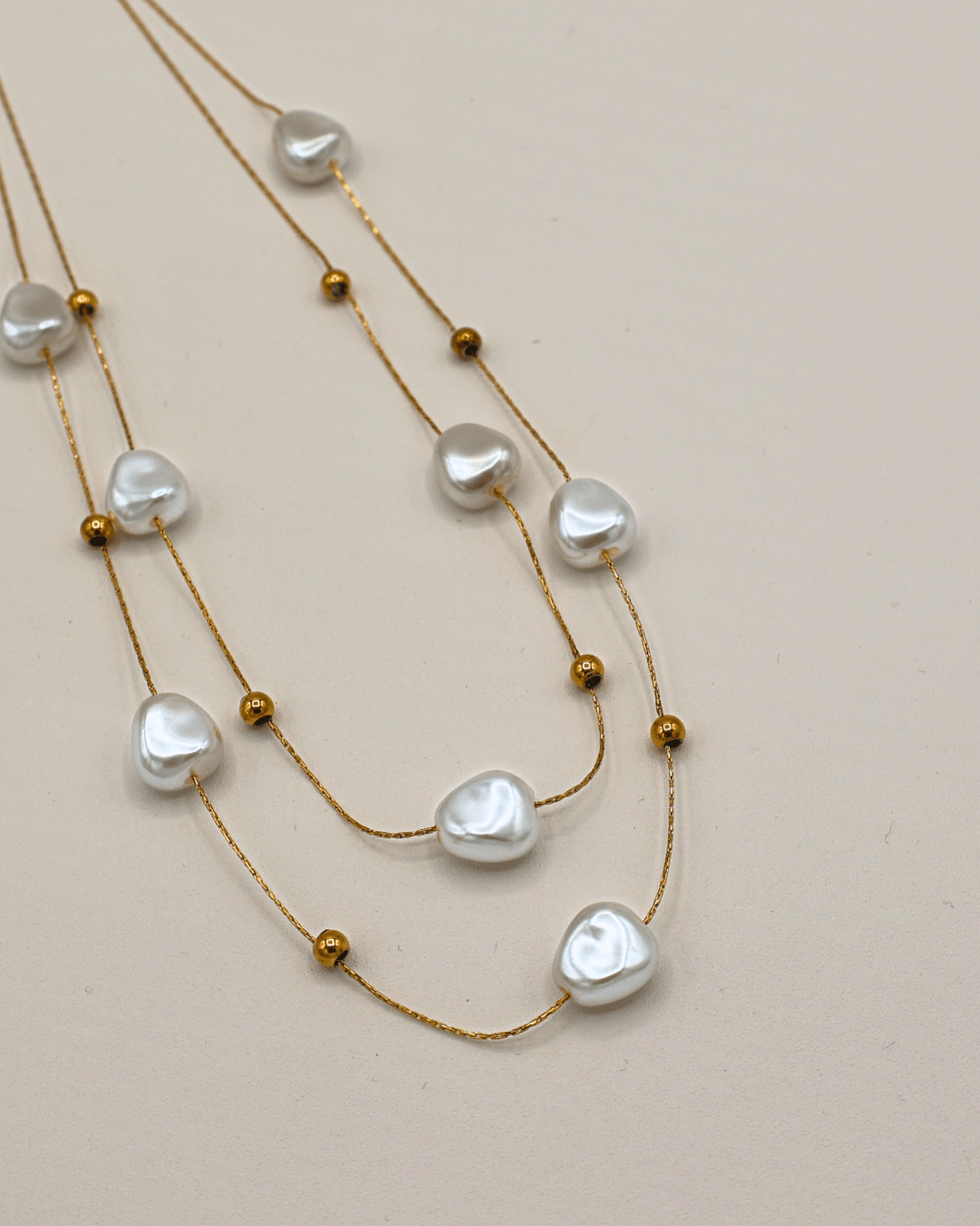 Pure Pearl Duo Necklace - SMOLL republic