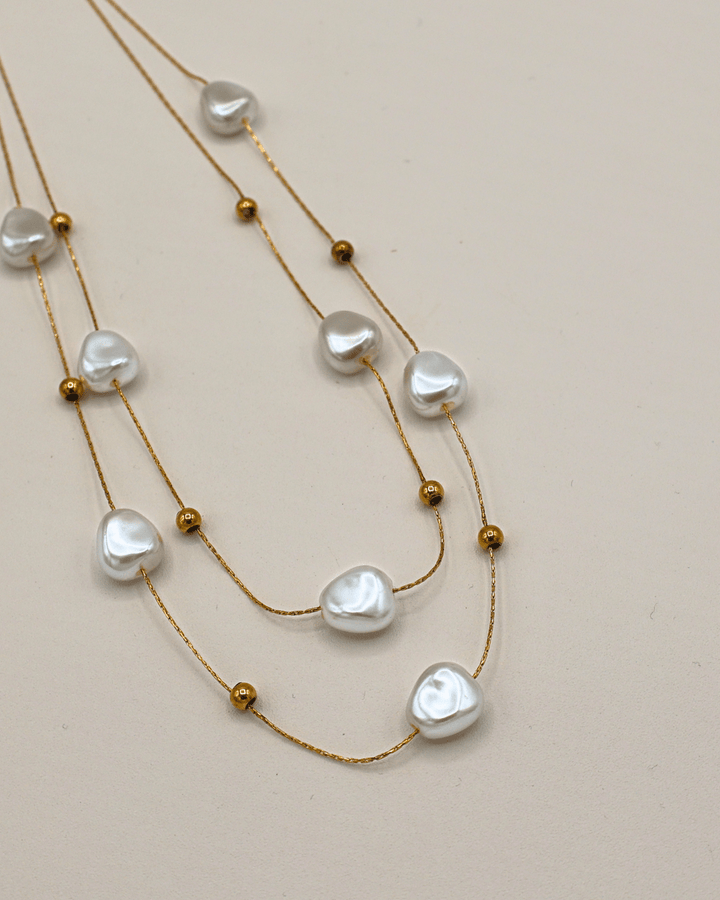 Pure Pearl Duo Necklace - SMOLL republic