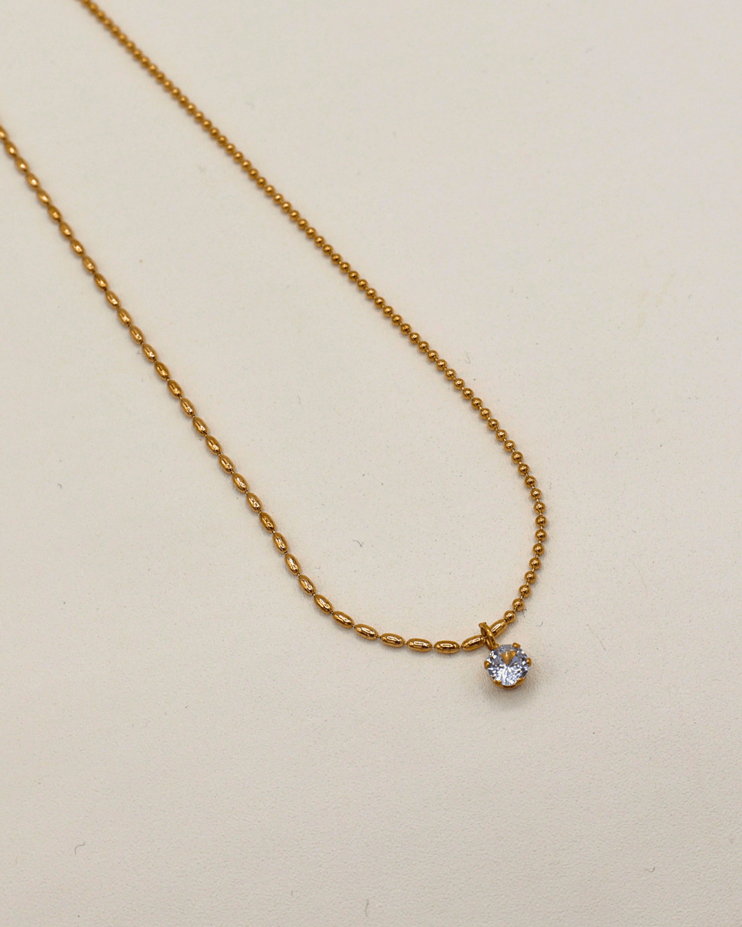 Radiant Boldy Solitaire Necklace - SMOLL republic