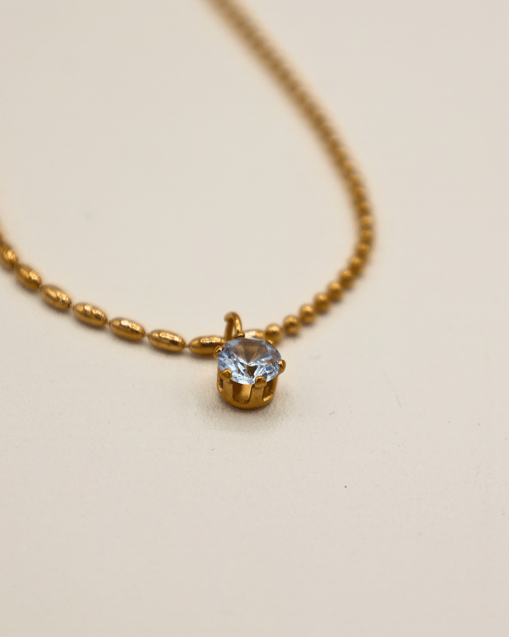 Radiant Boldy Solitaire Necklace - SMOLL republic