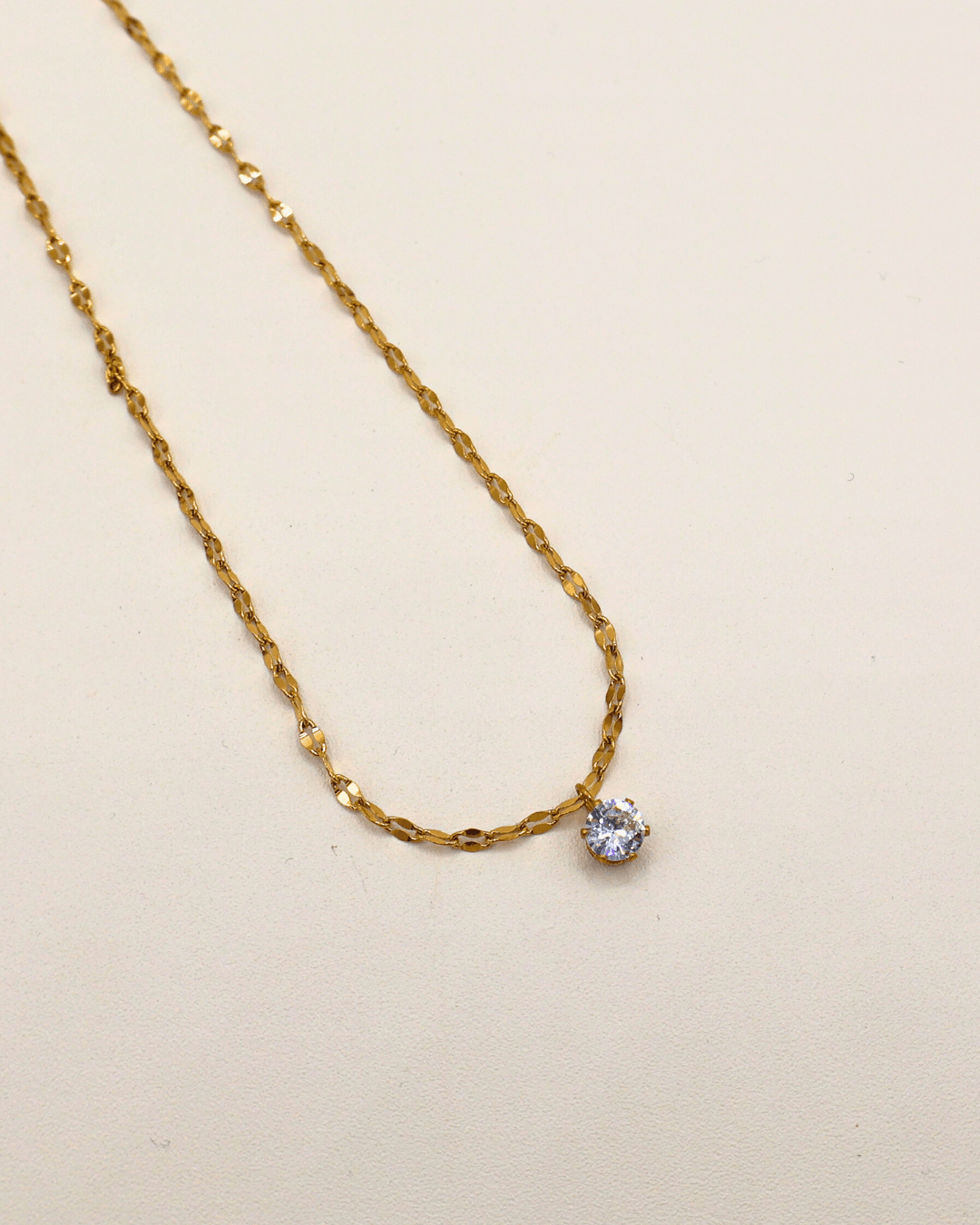 Radiant Solitaire Necklace - SMOLL republic