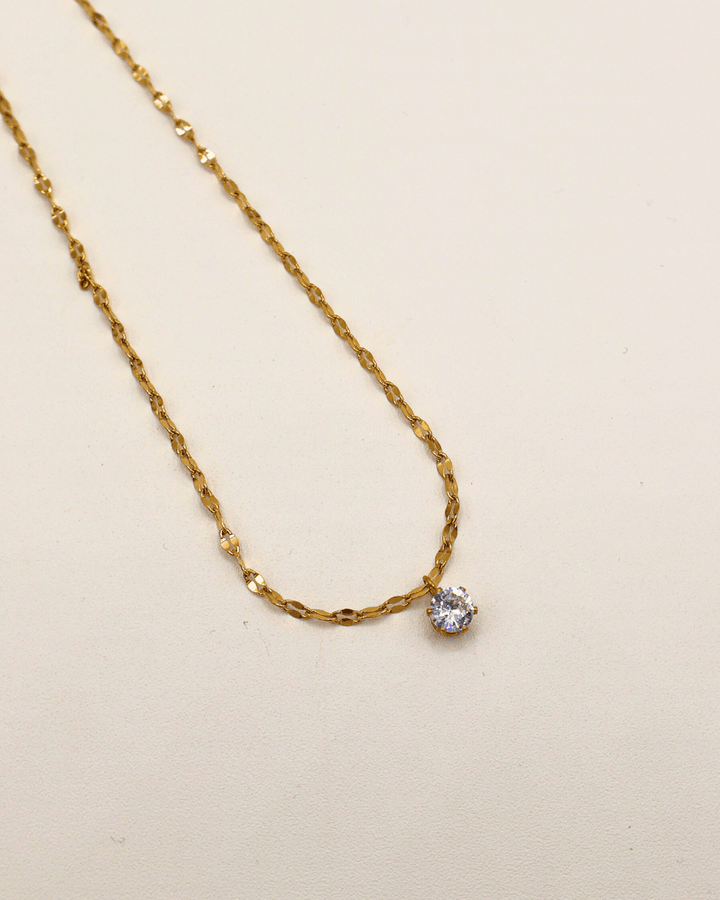 Radiant Solitaire Necklace - SMOLL republic