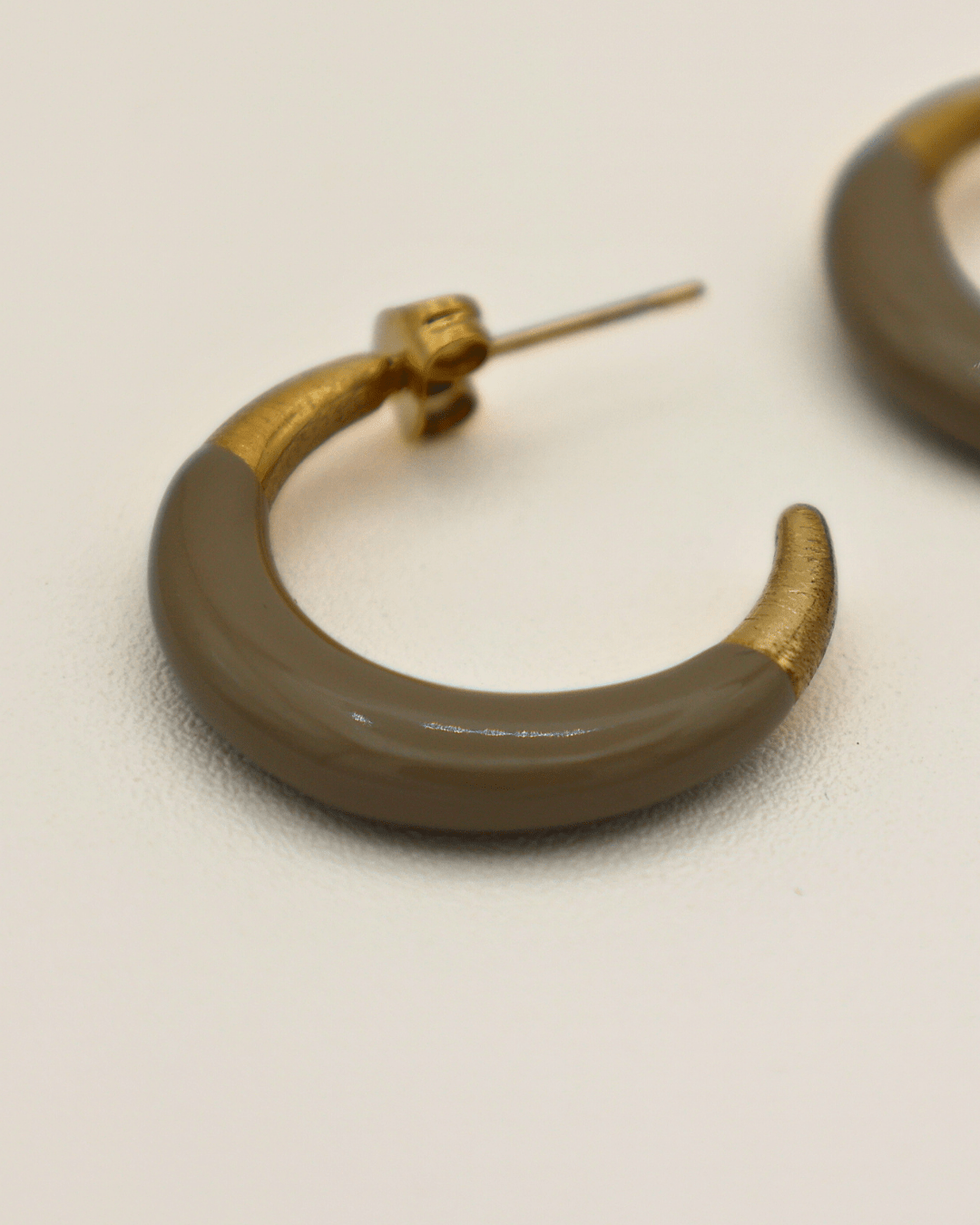 Sand Crescent Hoops - SMOLL republic