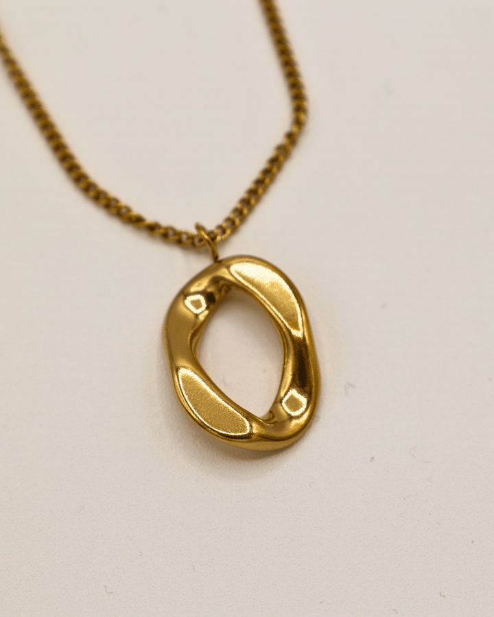 Sculpted Oval Necklace - SMOLL republic