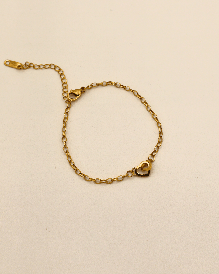 Small Heart Link Bracelet - SMOLL republic