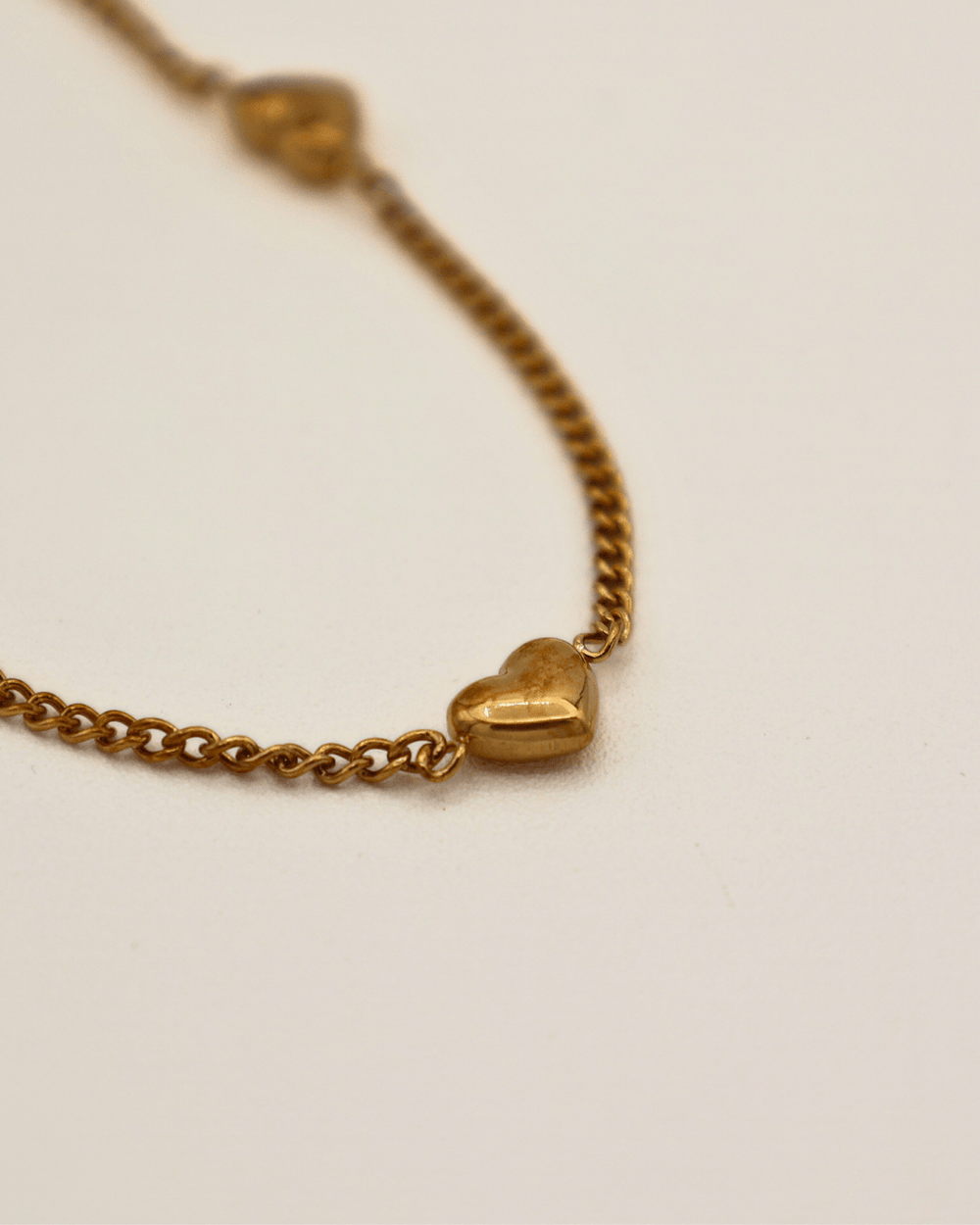 Small Hearts Station Necklace - SMOLL republic