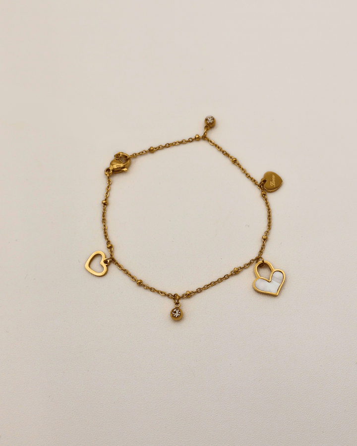 Sweet Hearts Charm Bracelet - SMOLL republic