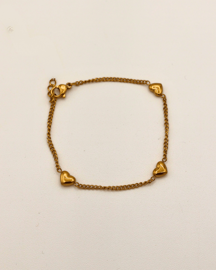 Tiny Hearts Chain Bracelet - SMOLL republic