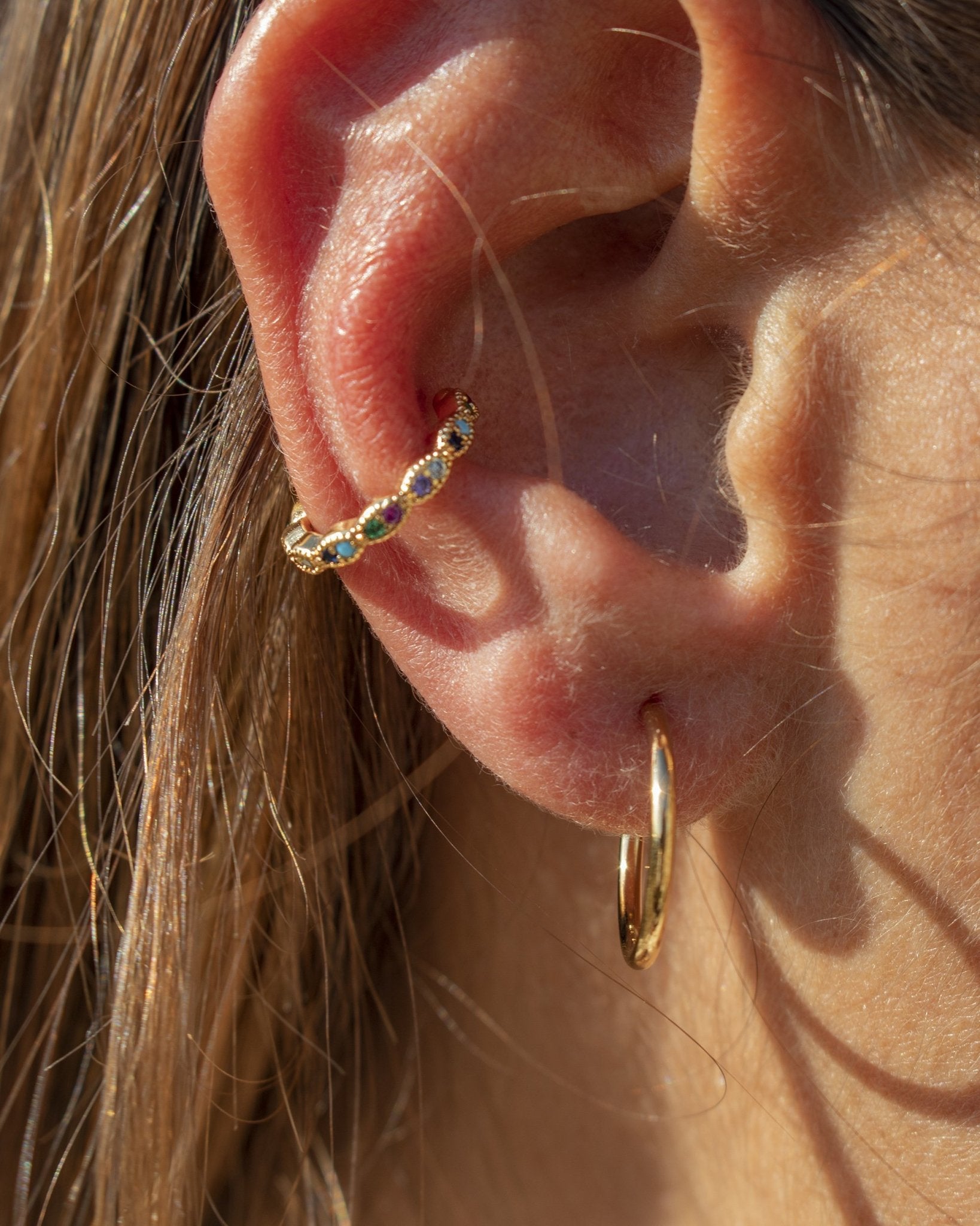 Ear Cuff Colorful Stripe - SLOW republic